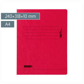 Jurismappe FACT!plus | A4, Füllhöhe: 10 mm, rot