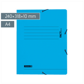 Sammelmappe FACT!plus | A4, Füllhöhe: 10 mm, hellblau