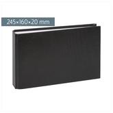 Bankordner | 245×160 mm, 2-Bügel-Reiß-Mechanik, Ø 30 mm, Füllhöhe: 20 mm, schwarz