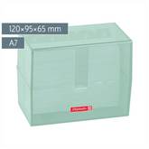 Karteikasten Colour Code gefüllt | 120×95×65 mm, A7, mint