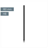 Bleistift „Lack“ | HB, rund, schwarz