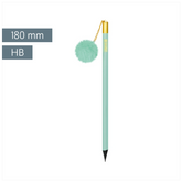 Bleistift „Bommel“ Colour Code | HB, rund, mint