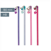 Bleistift Girls mit Glitzereffekt | HB, rund, sortiert