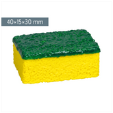 Radiergummi „Schwamm“ 3D | gelb/grün