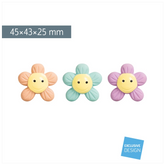Radiergummi „Flower“ Happy Hippie 3D | sortiert