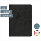 Heft Premium FACT!plus | A5, punktiert, 40 Blatt, schwarz