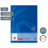 Schulheft Premium Vivendi | A4, Lineatur 37, 16 Blatt, blau