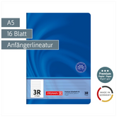 Schulheft Premium Vivendi | A5, Lineatur 3R, 16 Blatt, blau
