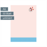 Notizblock Colours of Holiday mit Magnet | A6, unliniert, 50 Blatt