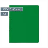 Ringbuch FACT!pp | A4, 2 Ringe, Füllhöhe: 25 mm, grün