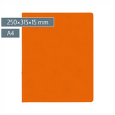 Ringbuch FACT!plus | A4, 2 Ringe, Füllhöhe: 15 mm, orange