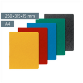 Ringbuch FACT!plus | A4, 2 Ringe, Füllhöhe: 15 mm, sortiert