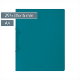 Ringbuch FACT!pp | A4, 2 Ringe, Füllhöhe: 16 mm, türkis