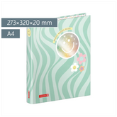 Ringbuch Happy Hippie | A4, 2 Ringe, Füllhöhe: 20 mm, mint