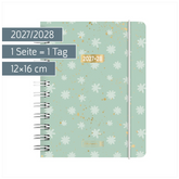 Schülerkalender 2027/2028 „Flower“ | A6, Kunststoff