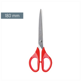 Büroschere Soft-Touch Colour Code | spitz, 180 mm, red