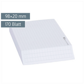 Zettelblock kariert | 170 Blatt