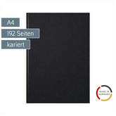 Protokollbuch | A4, kariert, schwarz
