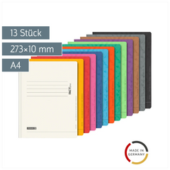 Schnellhefter-Set FACT!plus | A4, Füllhöhe: 10 mm, sortiert, 13 Stück