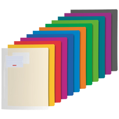 Schnellhefter-Set FACT!pp | A4, Füllhöhe: 10 mm, sortiert, 12 Stück