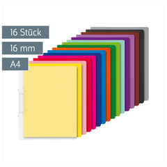 Ringbuch-Set FACT!pp | A4, 2 Ringe, Füllhöhe: 16 mm, 16 Stück