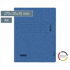 Schnellhefter FACT!plus | A4, Füllhöhe: 10 mm, blau