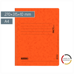 Schnellhefter FACT!plus | A4, Füllhöhe: 10 mm, orange