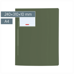 Schnellhefter FACT!pp | A4, Füllhöhe: 10 mm, olive