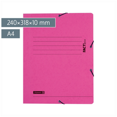 Sammelmappe FACT!plus | A4, Füllhöhe: 10 mm, rosa