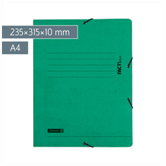 Sammelmappe FACT!plus | A4, Füllhöhe: 10 mm, grün