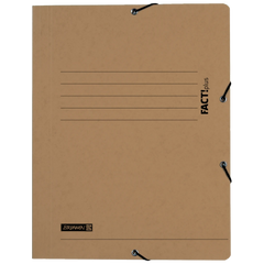 Sammelmappe FACT!plus | A4, Füllhöhe: 10 mm, braun