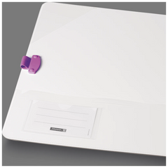 Ordner „WAVE“ Colour Code | A4, 50 mm, Hebelmechanik mit gummiertem Griff, purple