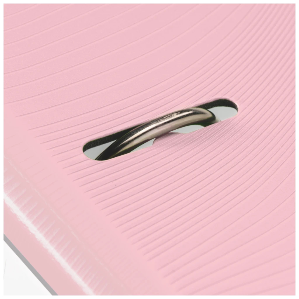 Ordner „WAVE“ Colour Code | A4, 70 mm, Hebelmechanik mit gummiertem Griff, rose