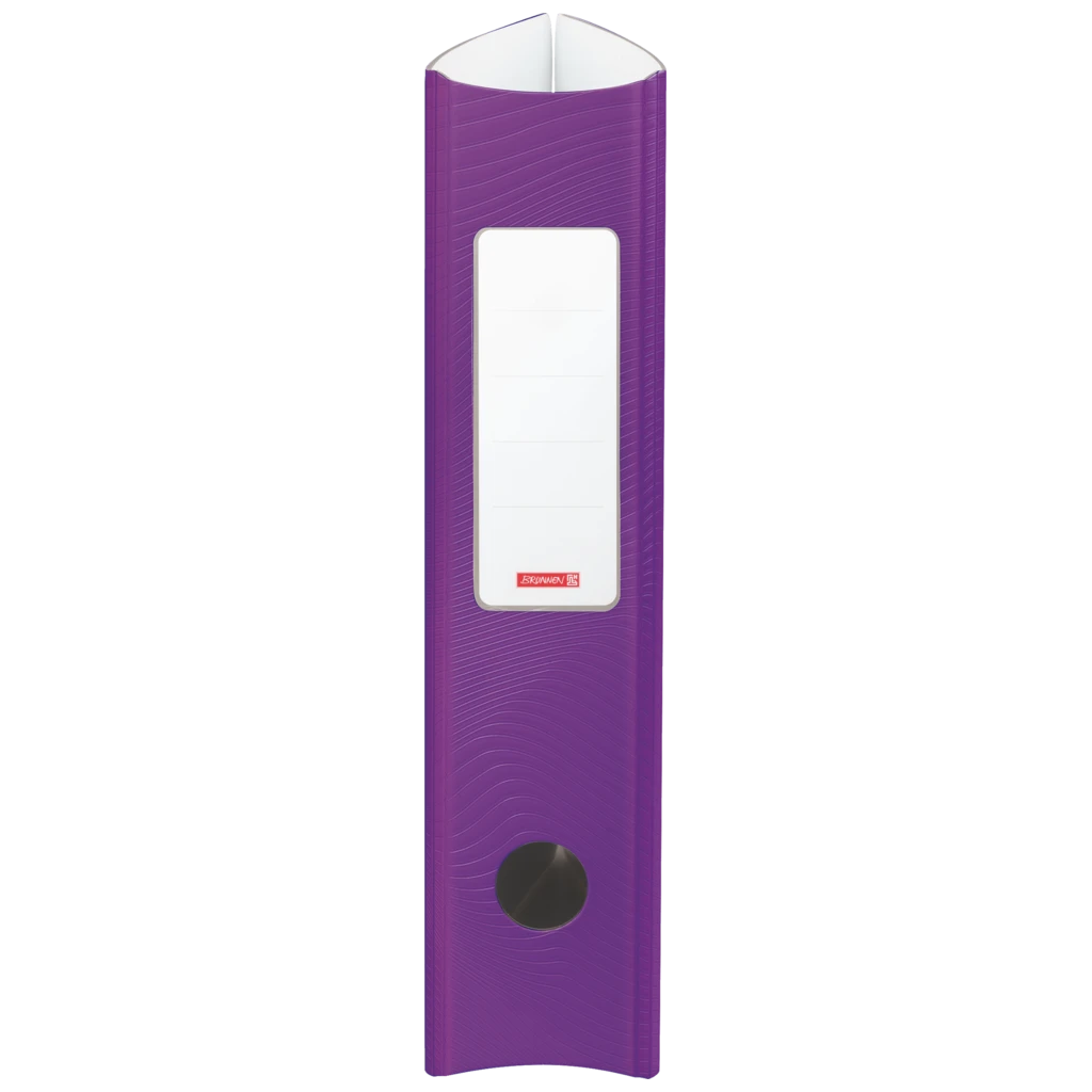 Ordner „WAVE“ Colour Code | A4, 70 mm, Hebelmechanik mit gummiertem Griff, purple