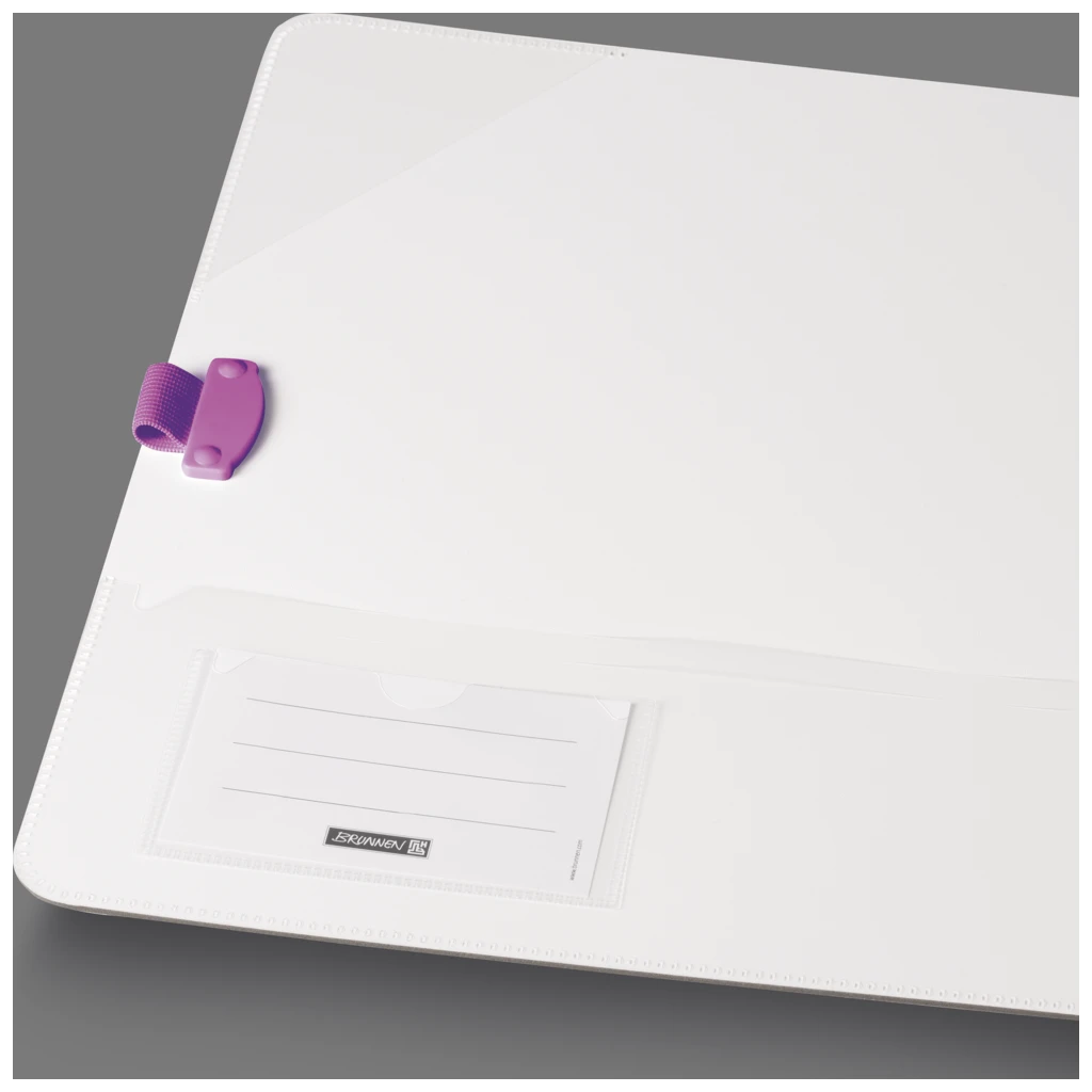 Ordner „WAVE“ Colour Code | A4, 70 mm, Hebelmechanik mit gummiertem Griff, purple