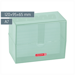 Karteikasten Colour Code gefüllt | 120×95×65 mm, A7, mint