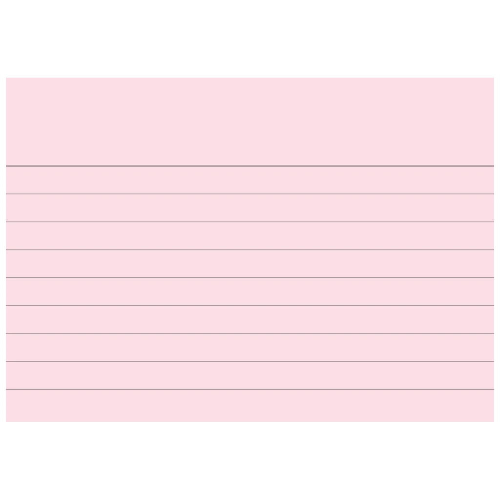 Karteikarten | 105×74 mm, A7, liniert, rot, 100 Stück