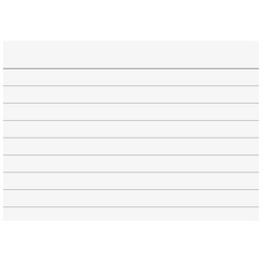 Karteikarten | 74×52 mm, A8, liniert, weiß, 100 Stück