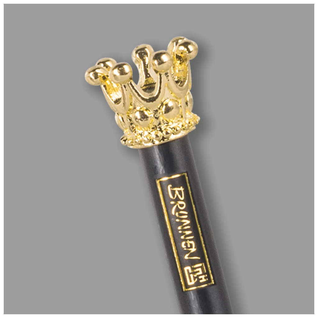 Bleistift „Krone“ Colour Code | HB, rund, onyx