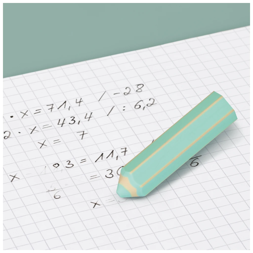 Radiergummi „Stift“ Colour Code 3D | mint