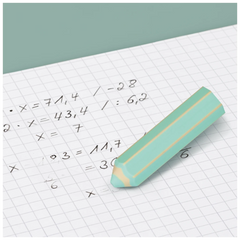 Radiergummi „Stift“ Colour Code 3D | mint