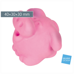 Radiergummi „Glücksschwein“ 3D | pink