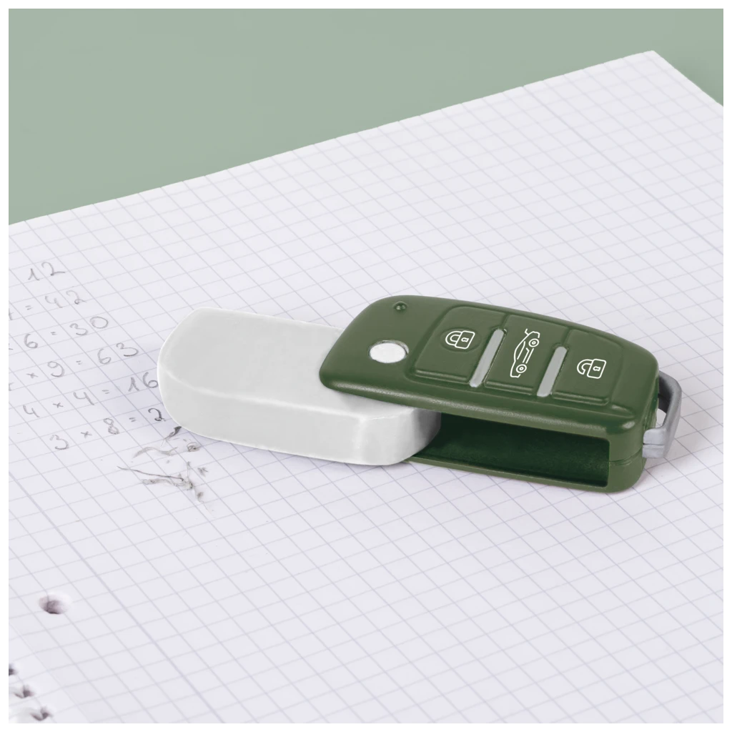 Radiergummi „Car Key“ Colour Code 3D | olive