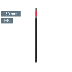 Bleistift Colour Code | HB, ergonomische 3-Kant-Form, onyx