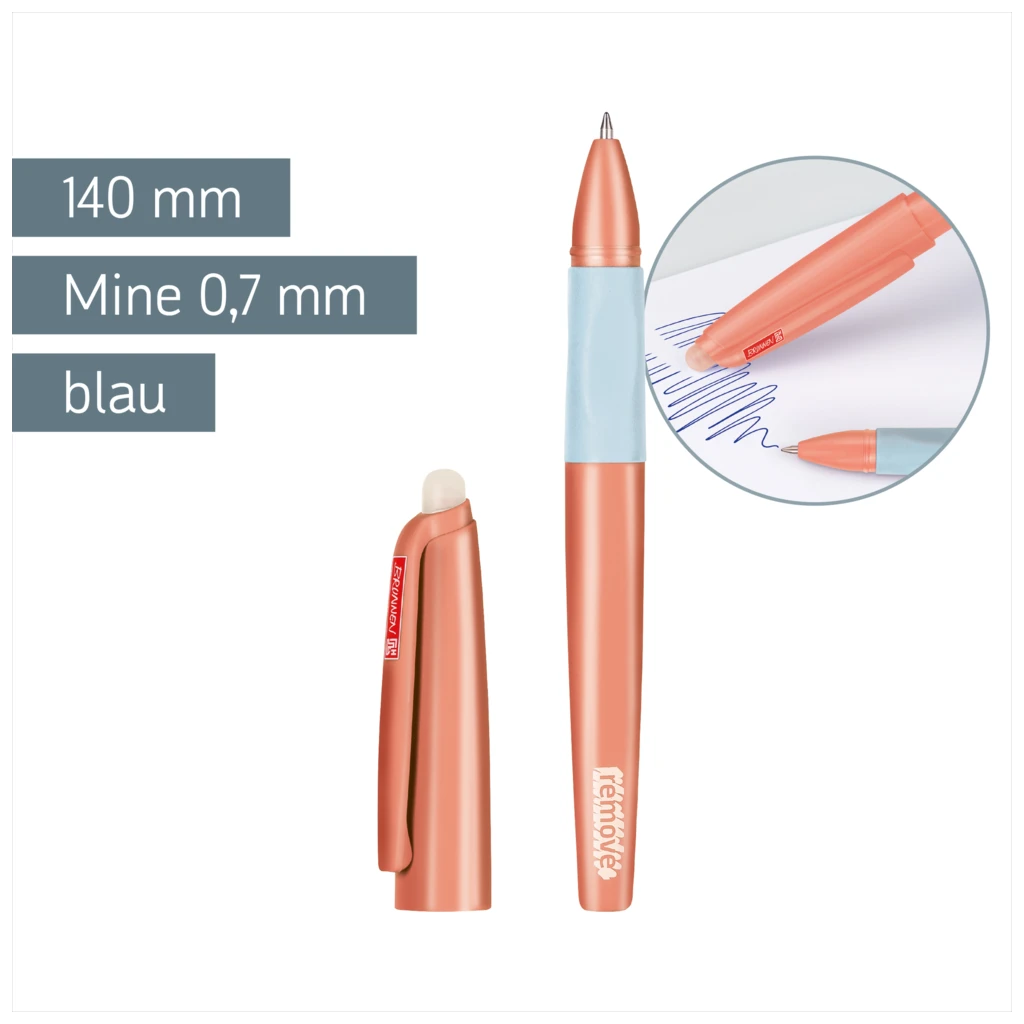 Gelschreiber „REMOVE“ radierbar | breit, 0,7 mm, coral