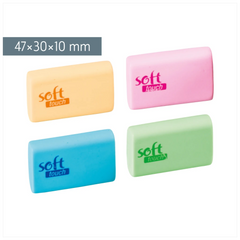 Radiergummi Soft-Touch | sortiert