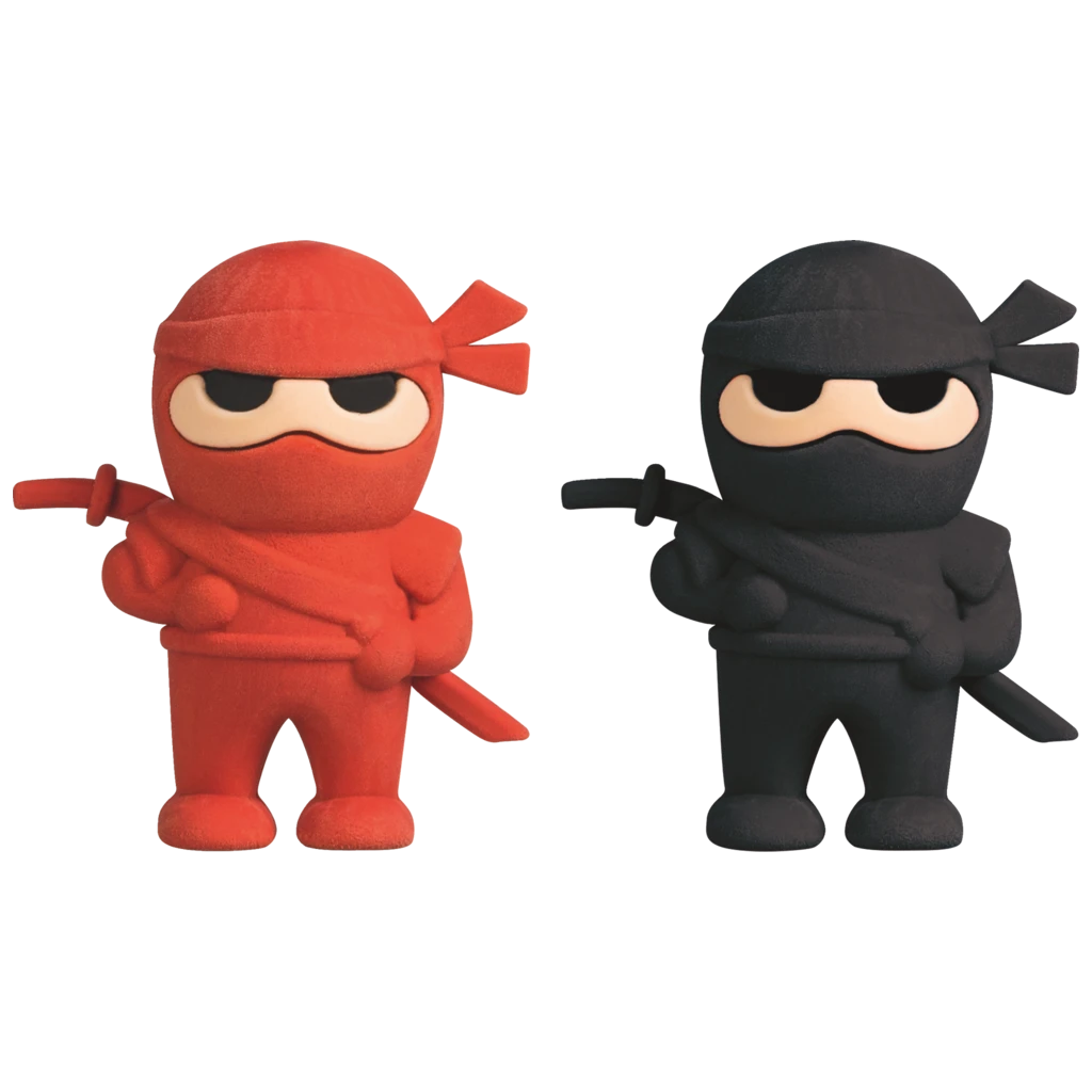 Radiergummi Ninja Power 3D | sortiert