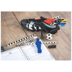 Radiergummi „Fußball“ 3D | weiß/schwarz