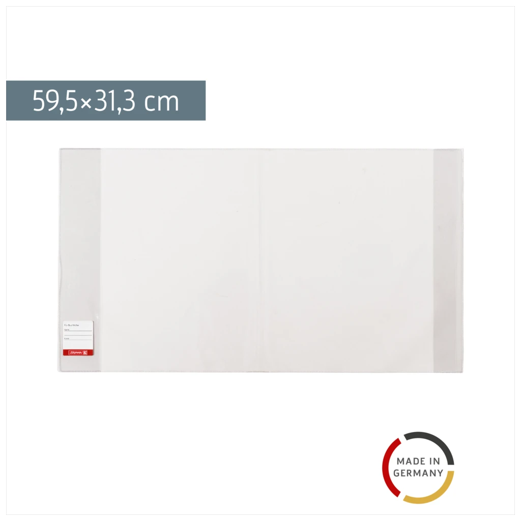 Buchschoner | 31×59,5 cm, stabile Folie, PVC, glasklar