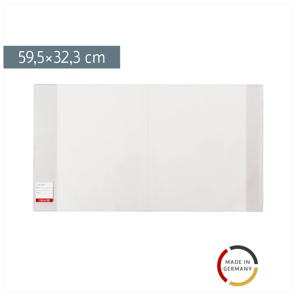 Buchschoner | 32×59,5 cm, stabile Folie, PVC, glasklar